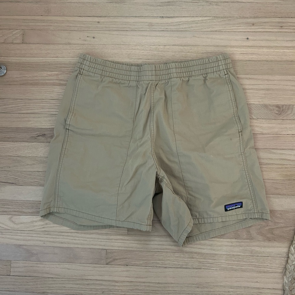 Patagonia Men's Khaki Athletic Shorts